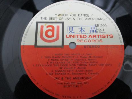 Jay & The Americans When You Dance The Best Of Japan ONLY LP INSERT
