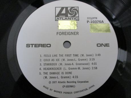 Backwood Records : Foreigner 1st Same Title Japan Orig. PROMO LP ...
