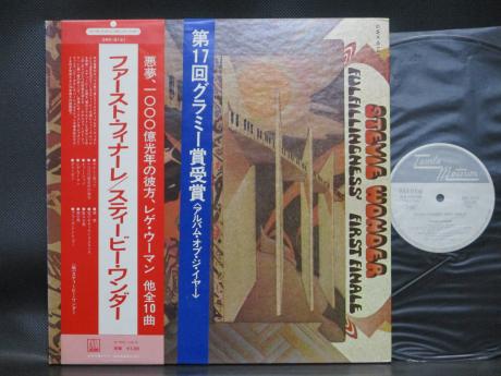 Stevie Wonder Fulfillingness' First Finale Japan Early Press PROMO LP 2OBI WHITE LABEL