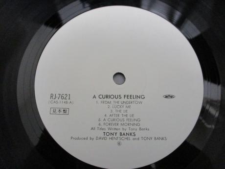Genesis Tony Banks A Curious Feeling Japan Orig. PROMO LP OBI WHITE LABEL