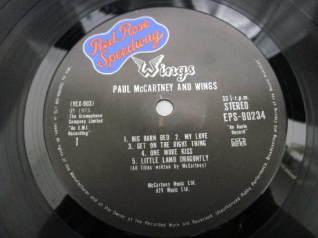 Paul McCartney & Wings Red Rose Speedway Japan Rare LP OBI 2BOOKLETS