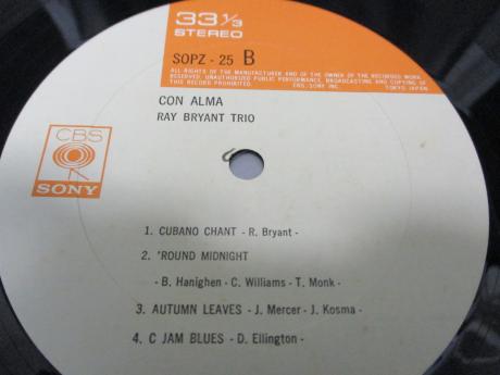 Ray Bryant Trio Con Alma Japan Rare LP CAP OBI