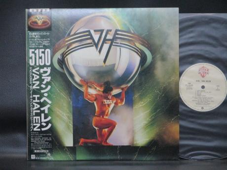 Van Halen 5150 Japan Orig. LP OBI POSTCARD