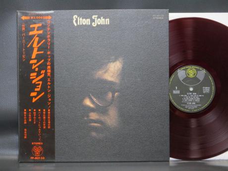 Elton John 2nd Same Title Japan Orig. LP OBI RED WAX