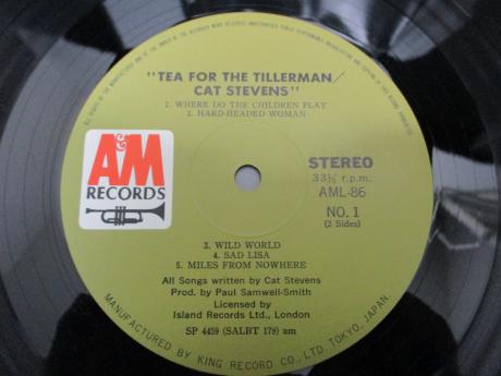 Cat Stevens Tea For The Tillerman Japan Early Press LP GREEN OBI