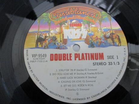Kiss Double Platinum Japan Orig. 2LP OBI RARE POSTER COMPLETE