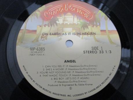 Angel On Earth It is in Heaven Japan Orig. LP OBI RARE POSTER