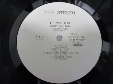 Larry Coryell World Of Japan Only PROMO 2LP OBI WHITE LABEL