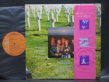 Scorpions Taken By Force Japan Orig. LP OBI DIF COVER