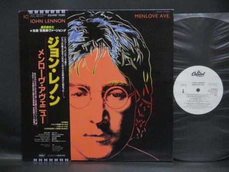 John Lennon Menlove Ave Japan Orig. PROMO LP OBI WHITE LABEL