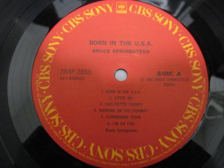Bruce Springsteen Born in the USA Japan Early Press LP CAP OBI SHRINK