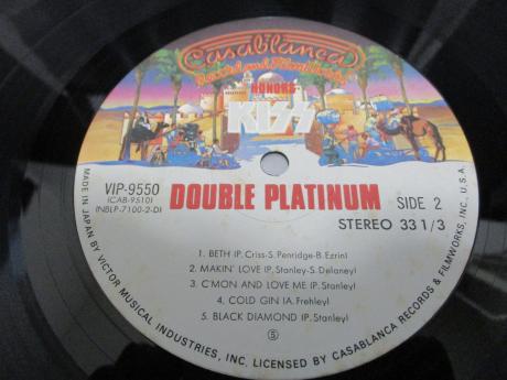 Kiss Double Platinum Japan Orig. 2LP OBI RARE POSTER COMPLETE