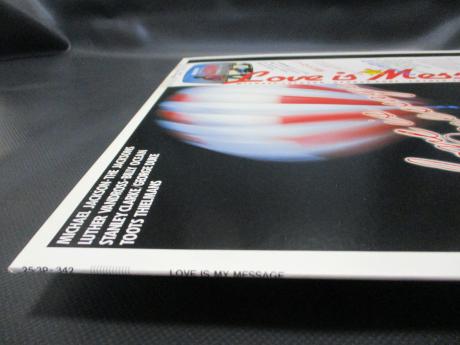 Michael Jackson VA Love is My Message Japan Orig. PROMO LP OBI