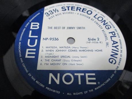 Jimmy Smith Best Of Japan ONLY LP OBI G/F BLUE NOTE