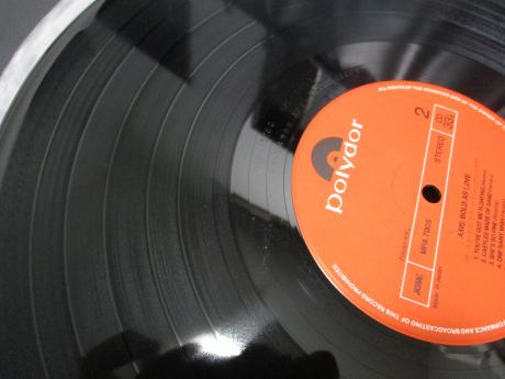 Jimi Hendrix Axis: Bold as Love Japan Rare LP GREEN OBI