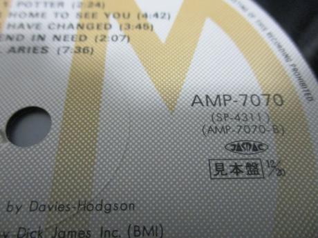 Supertramp Indelibly Stamped Japan PROMO LP OBI