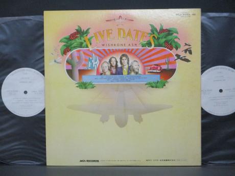 Wishbone Ash Live Dates Japan Orig. PROMO 2LP OBI WHITE LABEL