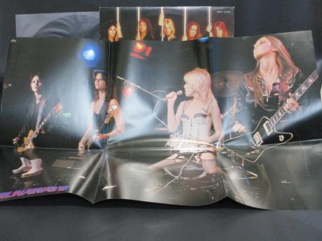 Runaways Queens of Noise Japan Orig. LP OBI RARE BIG POSTER