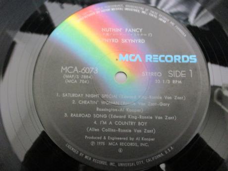 Lynyrd Skynyrd Nuthin’ Fancy Japan Orig. LP INSERT