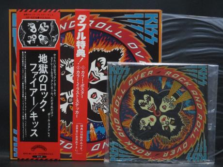 Kiss Rock and Roll Over Japan Orig. LP 2OBI + RARE STICKER