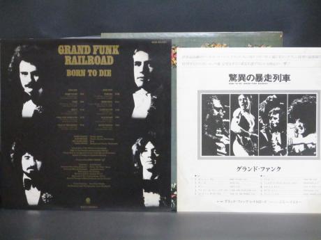 Grand Funk Railroad Born To Die Japan Orig. LP INSERT