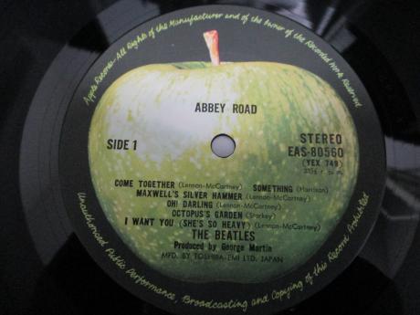 Beatles Abbey Road Japan Flag OBI Edition LP OBI