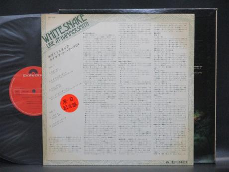 Whitesnake Live At Hammersmith Japan ONLY LP INSERT