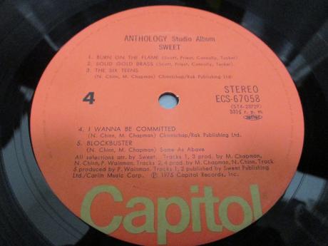 Sweet Anthology Japan Orig. 2LP OBI INSERT