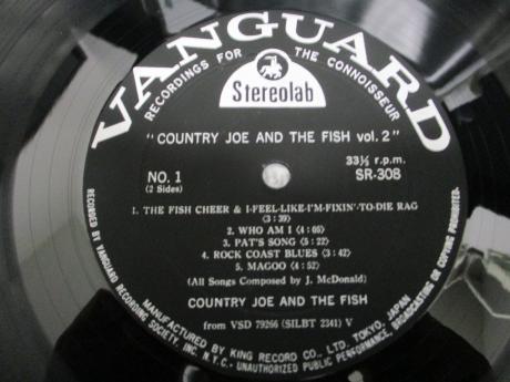 Country Joe And The Fish Vol.2 ( I-Feel-Like-I'm-Fixin'-To-Die ) Japan Orig. LP DIF
