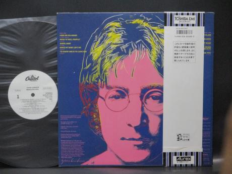 John Lennon Menlove Ave Japan Orig. PROMO LP OBI WHITE LABEL
