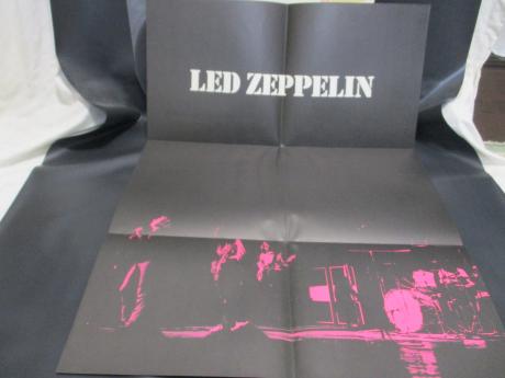 Led Zeppelin 1st Same Title Japan Rare LP OBI BIG POSTER