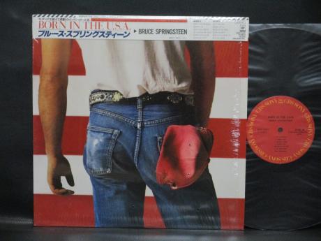 Bruce Springsteen Born in the USA Japan Early Press LP CAP OBI SHRINK