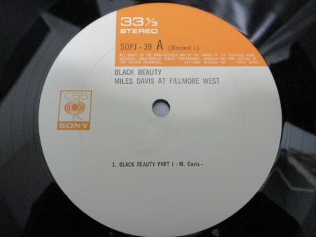 Miles Davis Black Beauty At Fillmore West Japan Orig. 2LP INSERT