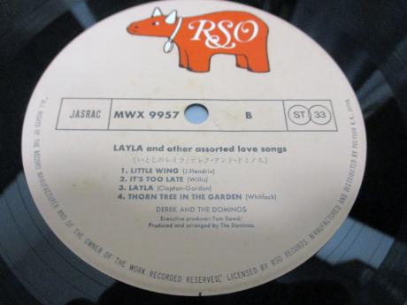 Derek and Dominos Layla Japan Rare 2LP YELLOW OBI