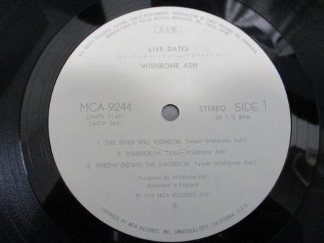Wishbone Ash Live Dates Japan Orig. PROMO 2LP OBI WHITE LABEL