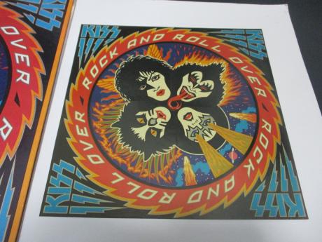 Kiss Rock and Roll Over Japan Orig. LP 2OBI + RARE STICKER