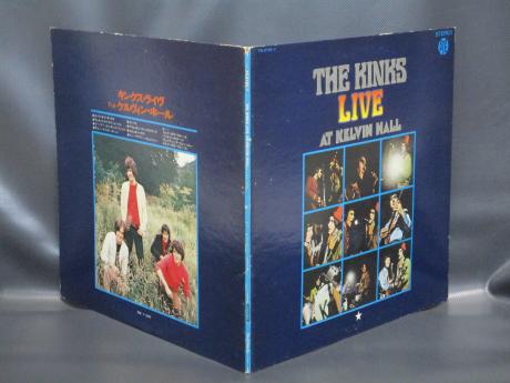 Kinks Live at Kelvin Hall Japan Orig. PROMO LP G/F DIF WHITE LABEL