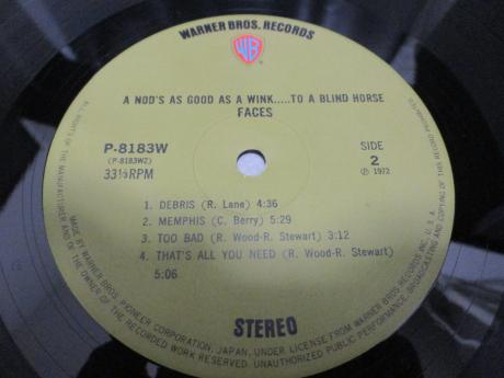 Faces A Nod is As Good As a Wink Japan Orig. LP OBI