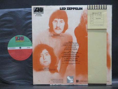 Led Zeppelin 1st Same Title Japan Rare LP OBI BIG POSTER