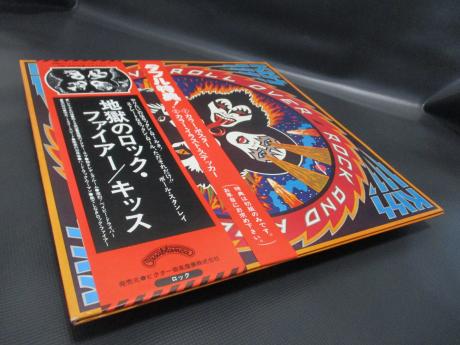 Kiss Rock and Roll Over Japan Orig. LP 2OBI + RARE STICKER