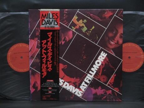Miles Davis At Fillmore Japan Rare 2LP OBI INSERT