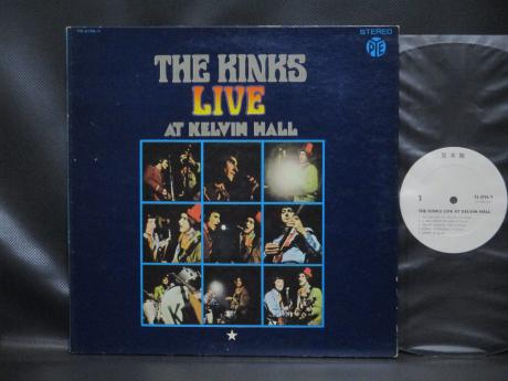 Kinks Live at Kelvin Hall Japan Orig. PROMO LP G/F DIF WHITE LABEL