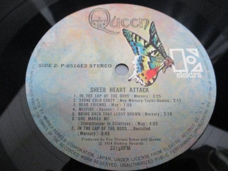 Queen Sheer Heart Attack Japan Orig. LP OBI