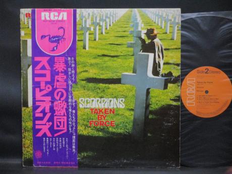 Scorpions Taken By Force Japan Orig. LP OBI DIF COVER