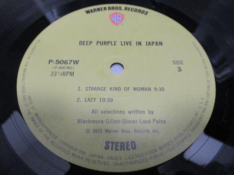 Deep Purple Live in Japan Japan Orig. 2LP GREEN LABEL