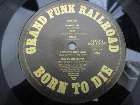 Grand Funk Railroad Born To Die Japan Orig. LP INSERT