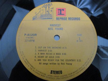 Neil Young Harvest Japan Orig. LP OBI COMPLETE