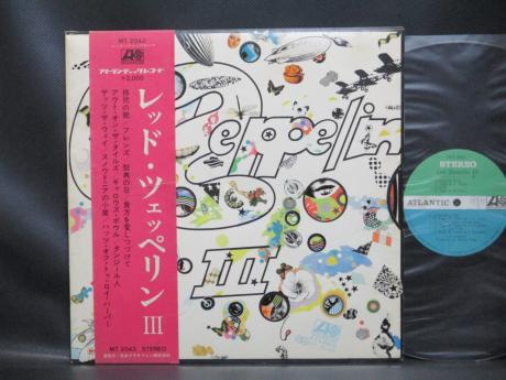 Led Zeppelin 3rd III Japan Orig. LP OBI GRAMMOPHON