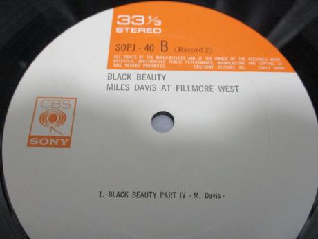 Miles Davis Black Beauty At Fillmore West Japan Orig. 2LP INSERT