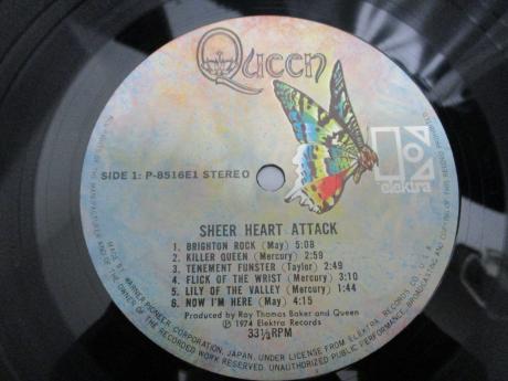 Queen Sheer Heart Attack Japan Orig. LP OBI